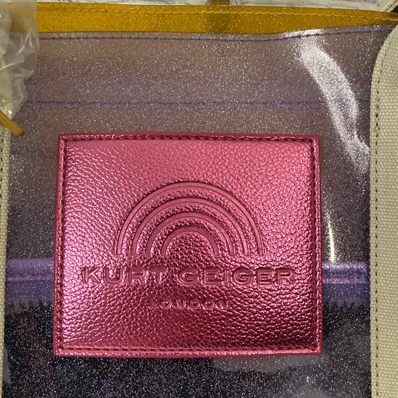 Kurt Geiger Translucent XXL Vinyl Tote w/ Dustbag 16x12x5in NWT SOLD OUT - Picture 5 of 14